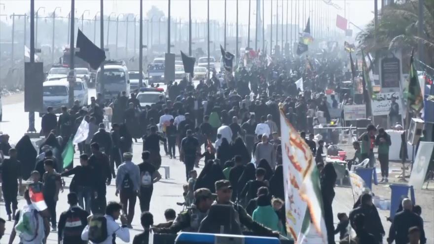 Continúan las marchas de peregrinos para conmemorar Arbaín