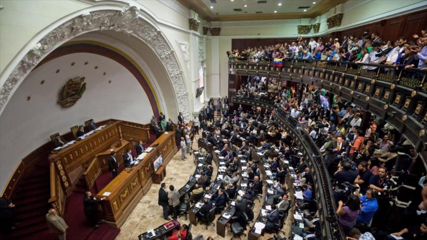 Una sesión de la Asamblea Nacional de Venezuela.