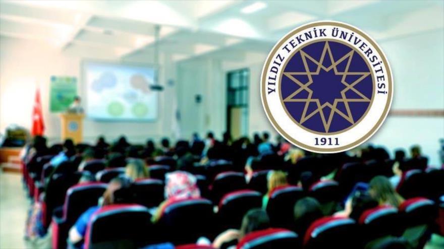 Una conferencia en la Universidad Técnica Yikdiz en Estambul, ciudad más grande de Turquía.