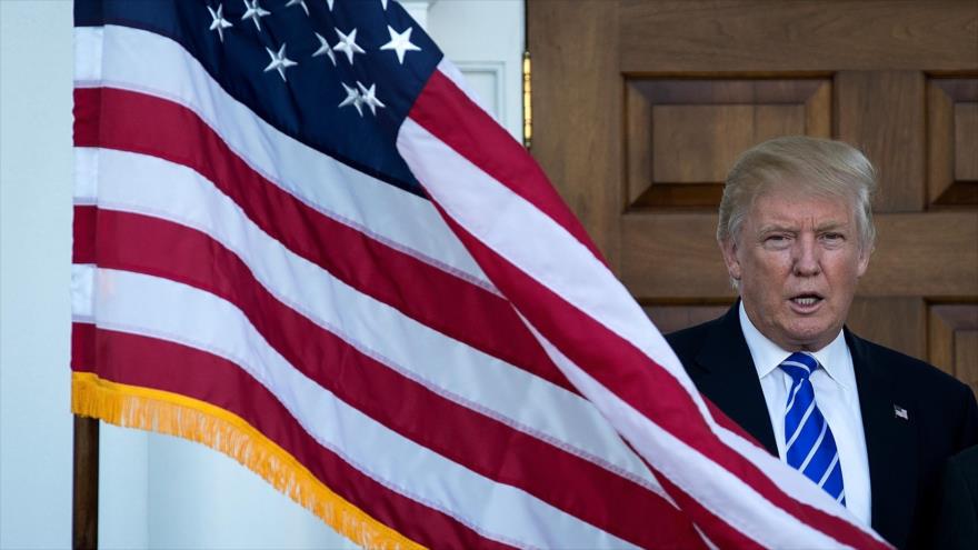 El presidente electo estadounidense Donald Trump en el Trump International Golf Club, en Nueva Jersey, 19 de noviembre de 2016.