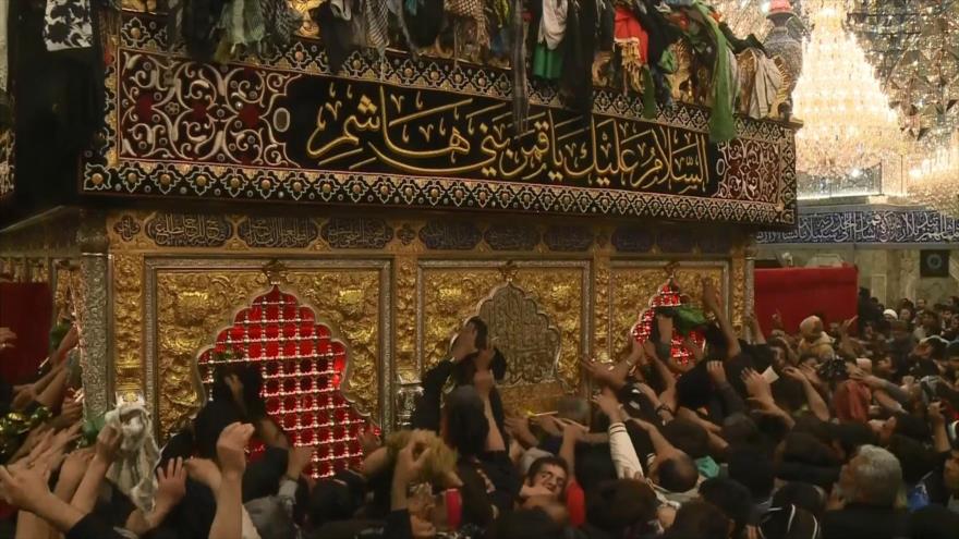 Musulmanes se congregan en Karbala para conmemorar Arbaín