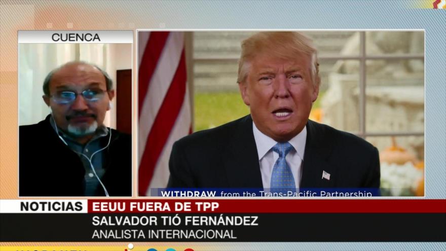 ‘Retirada de EEUU del TPP beneficiaría a China’