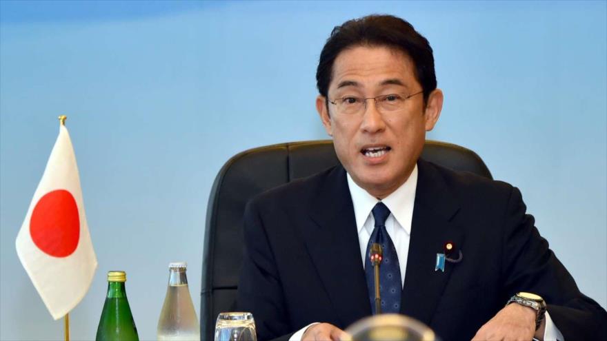 El canciller japonés, Fumio Kishida, durante un discurso en Tokio, capital nipona, 24 de agosto de 2016.