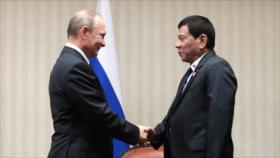 Duterte: Putin ofrece armas a Filipinas tras negativa de EEUU