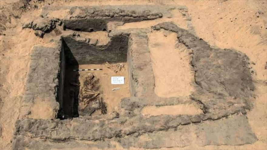 Restos de una antigua ciudad hallada en la provincia sureña de Sohag, en Egipto, 23 de noviembre de 2016.