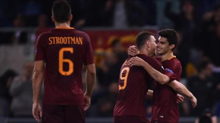 El increíble gol de rabona de Diego Perotti en la Europa League
