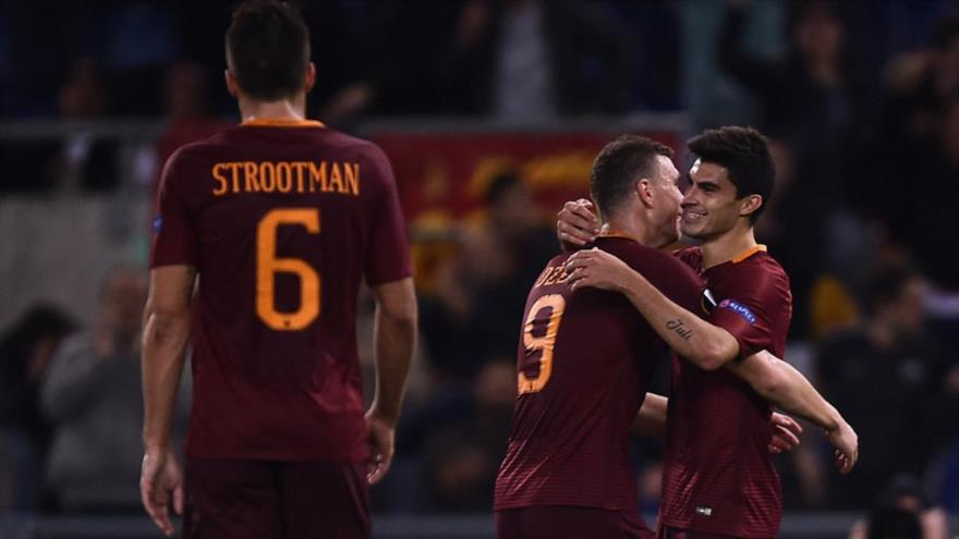 El increíble gol de rabona de Diego Perotti en la Europa League