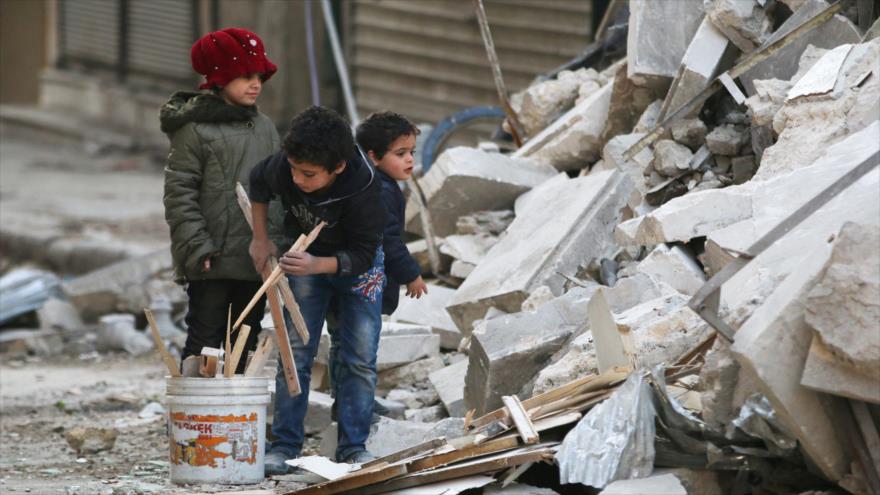 Unicef: Medio millón de niños viven en zonas cercadas en Siria