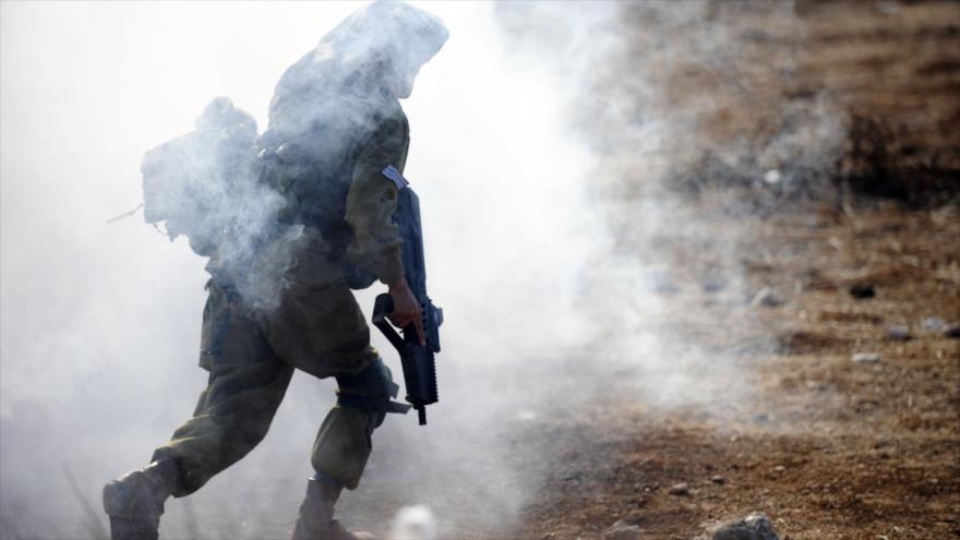Un integrante de la unidad de reconocimiento del ejército israelí durante maniobras militares.