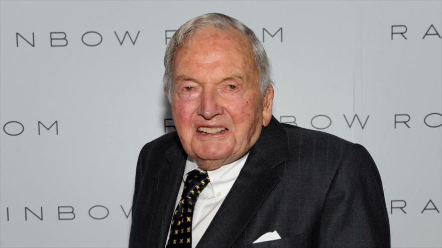 El conocido magnate estadounidense David Rockefeller.