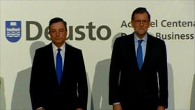 El BCE pone como ejemplo de eficacia impopulares medidas de Rajoy