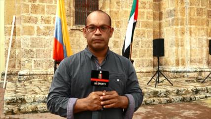 Activistas colombianos se solidarizan con la causa palestina