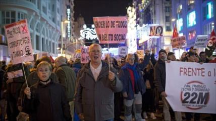 España marcha contra la austeridad impuesta por el Gobierno de PP