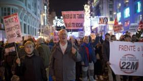 España marcha contra la austeridad impuesta por el Gobierno de PP