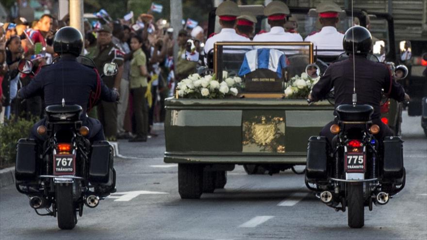 Comienzan los funerales de Fidel Castro en Santiago de Cuba