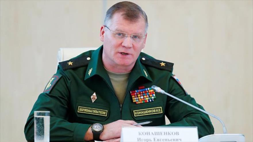 El portavoz del Ministerio ruso de Defensa, Igor Konashenkov