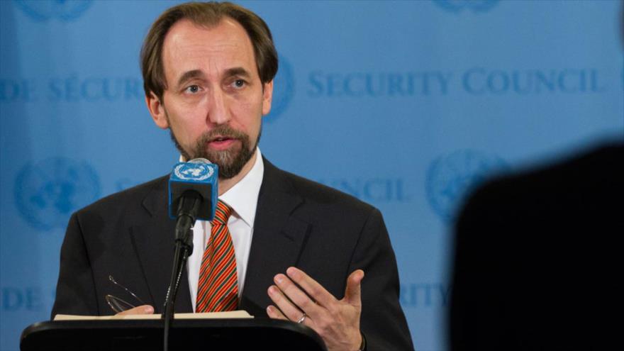 El Alto Comisionado de las Naciones Unidas para los Derechos Humanos (ACNUDH), Zeid Raad al-Husein.