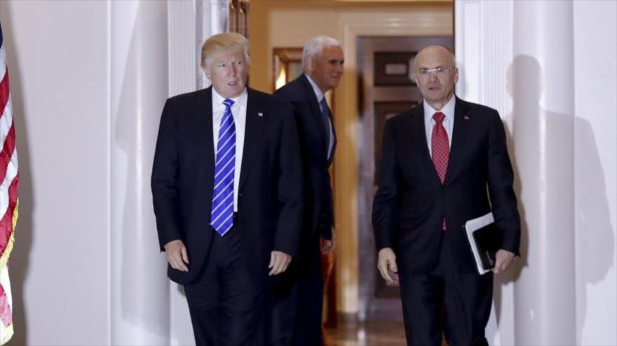 Trump elige al secretario de Trabajo y jefe ambiental de EEUU