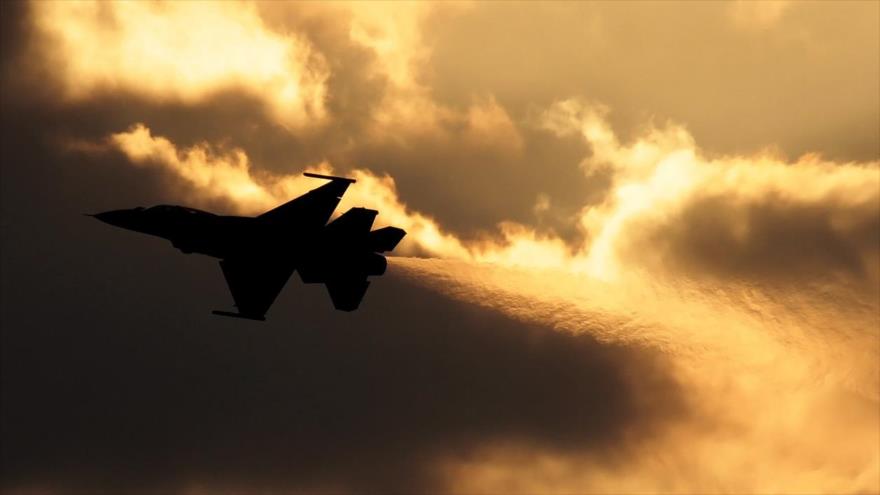 Un cazabombardero israelí Lockheed Martin F-16I (Sufa), de fabricación estadounidense.