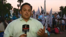 Tres días contra Macri en Plaza de Mayo de Argentina