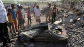 Aviación saudí bombardea 25 veces este lunes la capital de Yemen