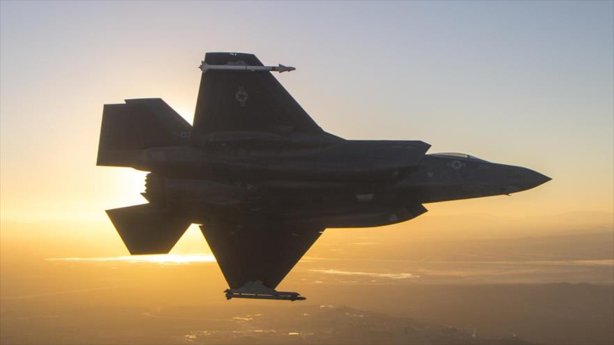 Cazabombardero F-35 de la Fuerza Aérea de Estados Unidos.