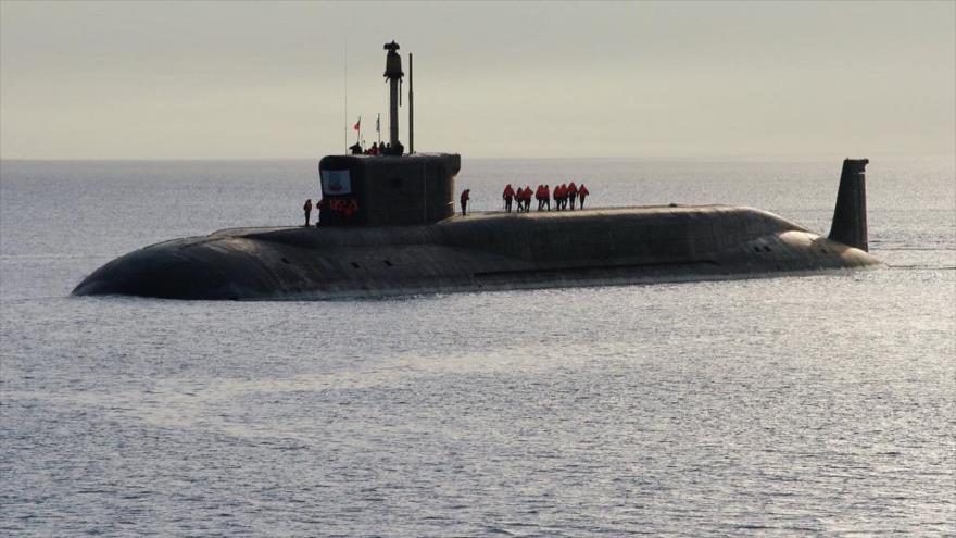 El submarino nuclear ruso Yuri Dolgorukiy.
