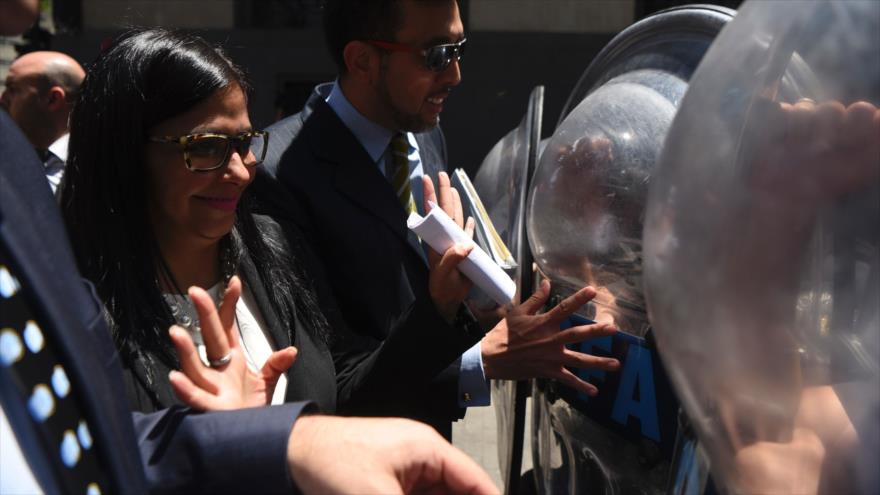 Morales repudia agresión policial argentina a canciller venezolana