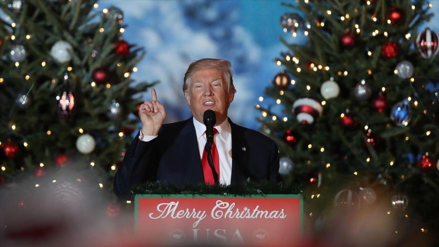 Trump admite violencia de sus partidarios en la campaña electoral