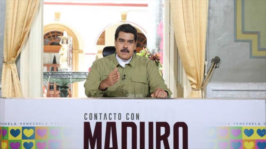 Maduro responsabiliza a EEUU por la crisis económica de Venezuela