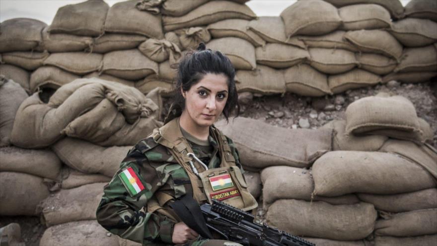 Joanna Palani, joven kurda que luchó contra Daesh en Irak y Siria.