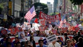 Protesta contra Trump en Los Ángeles en víspera de su ratificación