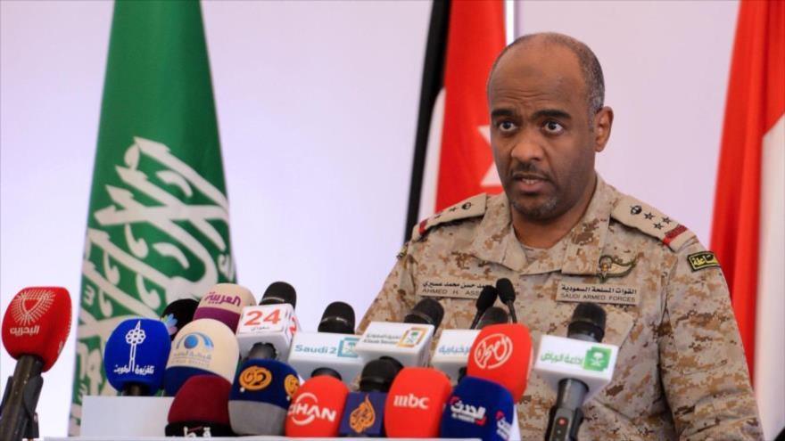 El portavoz del Ejército de Arabia Saudí, el general de brigada Ahmad al-Asiri.