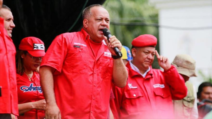Diosdado Cabello, primer vicepresidente del gobernante Partido Socialista Unido de Venezuela (PSUV).