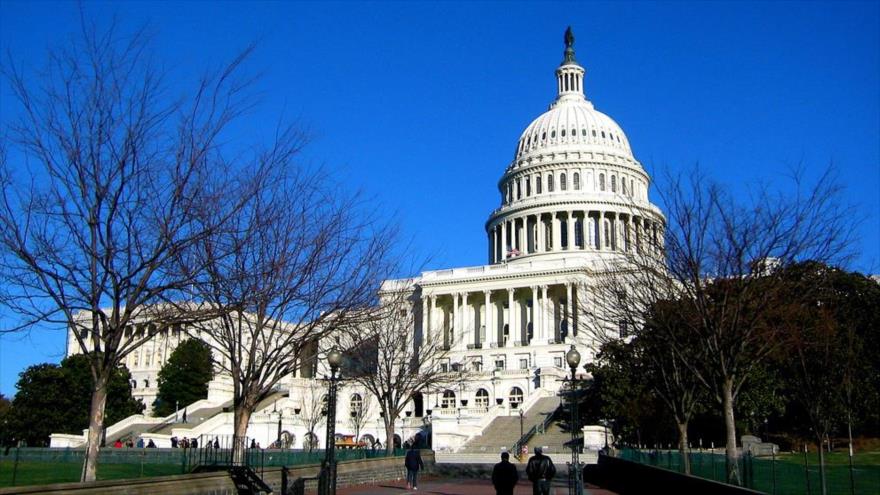 El Capitolio de los EE.UU., edificio que alberga las dos cámaras del Congreso de Estados Unidos.