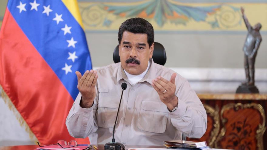 El presidente de Venezuela, Nicolás Maduro, durante un programa de televisión en Caracas, 15 de diciembre de 2016.