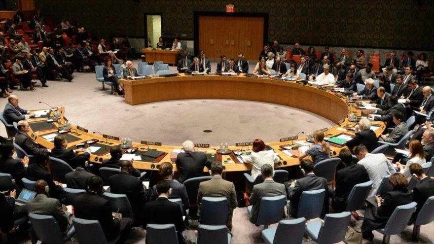 Una sesión del Consejo de Seguridad de las Naciones Unidas (CSNU).
