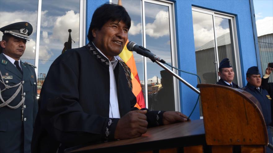 El presidente de Bolivia, Evo Morales, durante un acto en la ciudad de El Alto, aledaña a La Paz, 21 de diciembre de 2016.