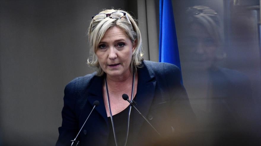 La candidata a la Presidencia de Francia y líder del partido Frente Nacional, Marine Le Pen, 9 de diciembre de 2016.