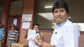 Morales: En plebiscito constitucional ganó la mentira de derecha