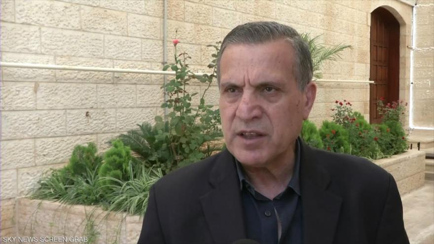 Nabil Abu Rudeina, portavoz de la Presidencia palestina, 17 de abril de 2016.