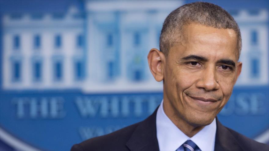 El presidente saliente de EE.UU., Barack Obama, en una rueda de prensa, 16 de diciembre de 2016.