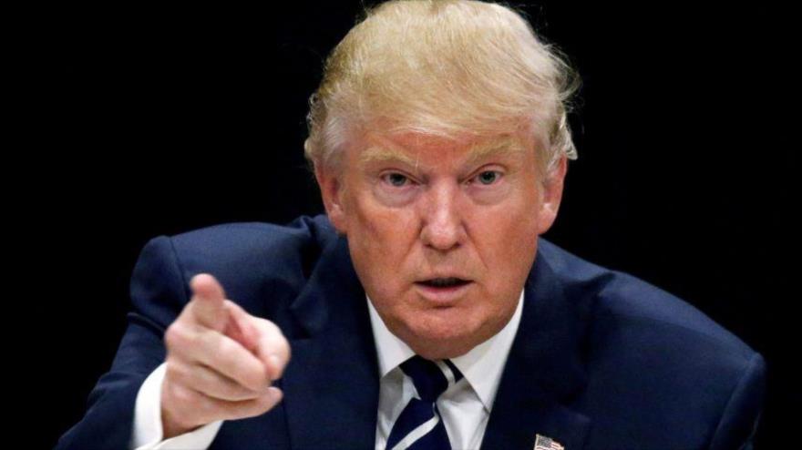 Donald Trump durante su campaña presidencial en el estado de Nuevo Hampshire, en el sureste de EE.UU., 28 de octubre de 2016.