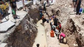 Damasco pasa su tercer día sin agua por ataque de terroristas