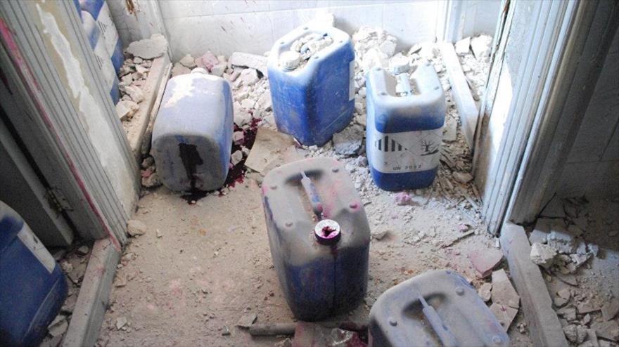 Rebeldes fabricaban armas químicas en talleres secretos en Alepo