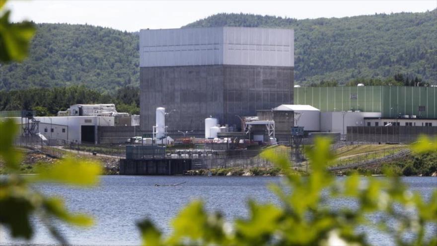 Una estación de suministro de energía en el estado de Vermont, noreste de Estados Unidos.