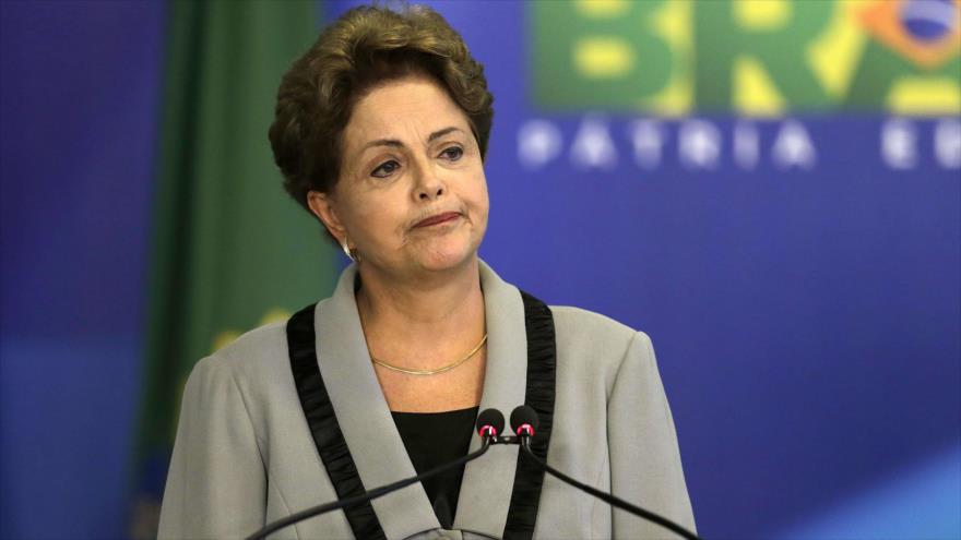 La destituida presidenta brasileña, Dilma Rousseff.
