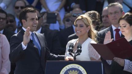 Rosselló jura como nuevo gobernador de Puerto Rico 