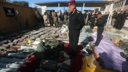 Irak descubre taller y almacén de armas de Daesh cerca de Mosul