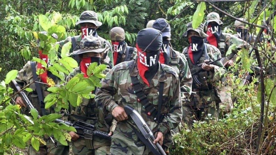 Miembros de la guerrilla colombiana del Ejército de Liberación Nacional (ELN).